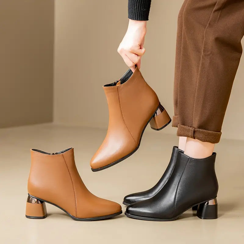 Tailored Ankle Boots Women Everyday Versatile Style