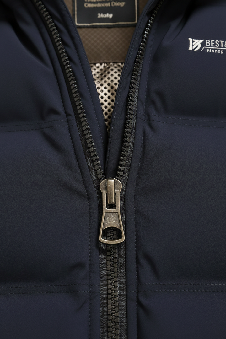 Oversized Hooded Longline Coat for Men