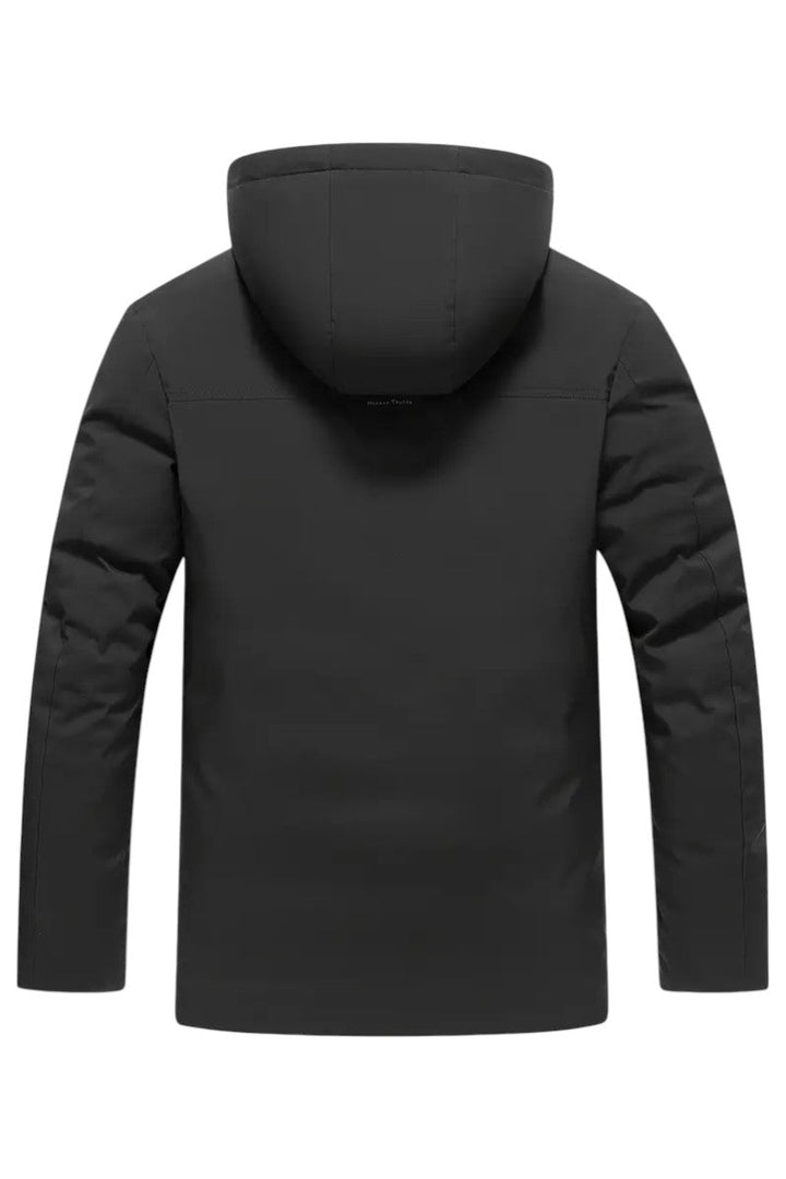 Oversized Hooded Longline Coat for Men