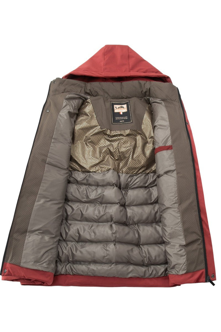 Oversized Hooded Longline Coat for Men