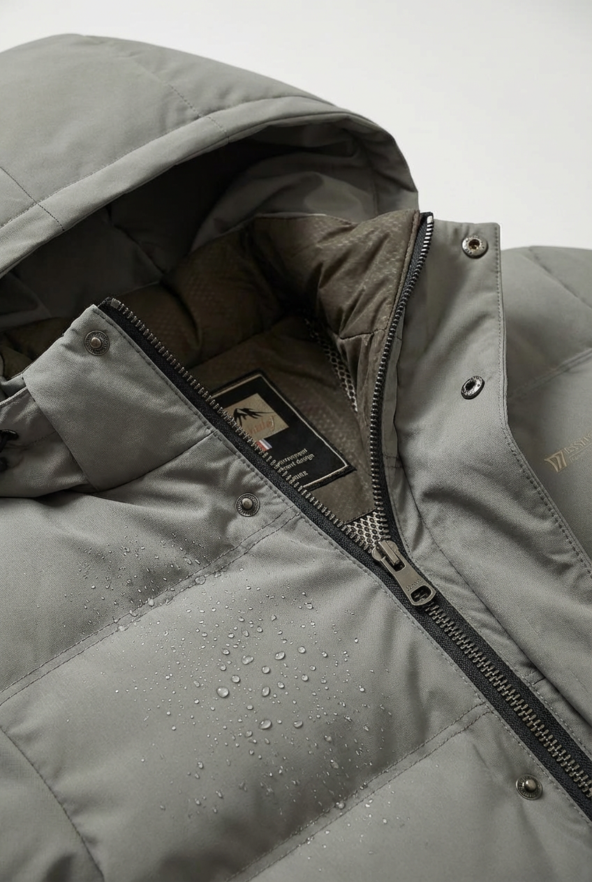 Oversized Hooded Longline Coat for Men