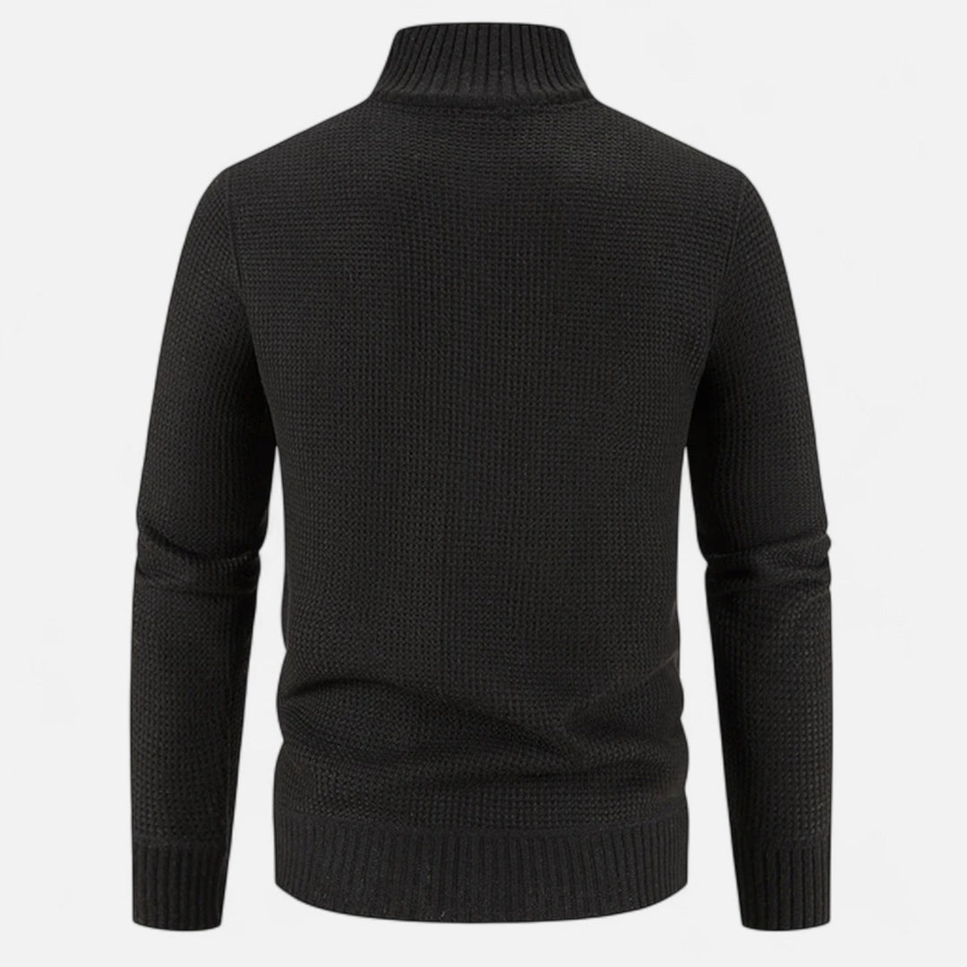 Draped High Neck Longline Coat Modern Tailored Mens