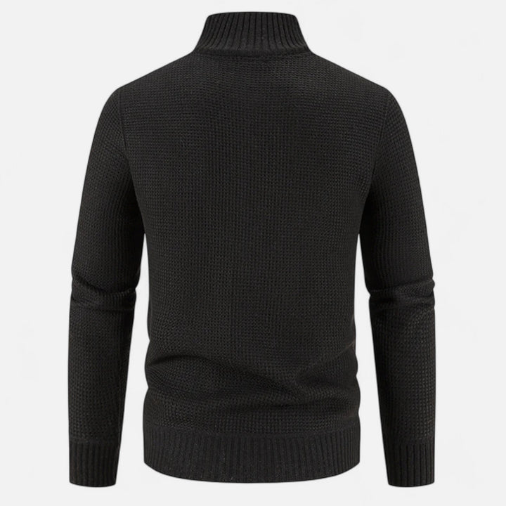 Draped High Neck Longline Coat Modern Tailored Mens