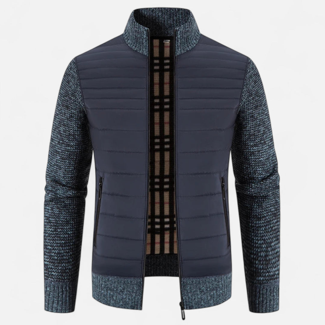 Draped High Neck Longline Coat Modern Tailored Mens