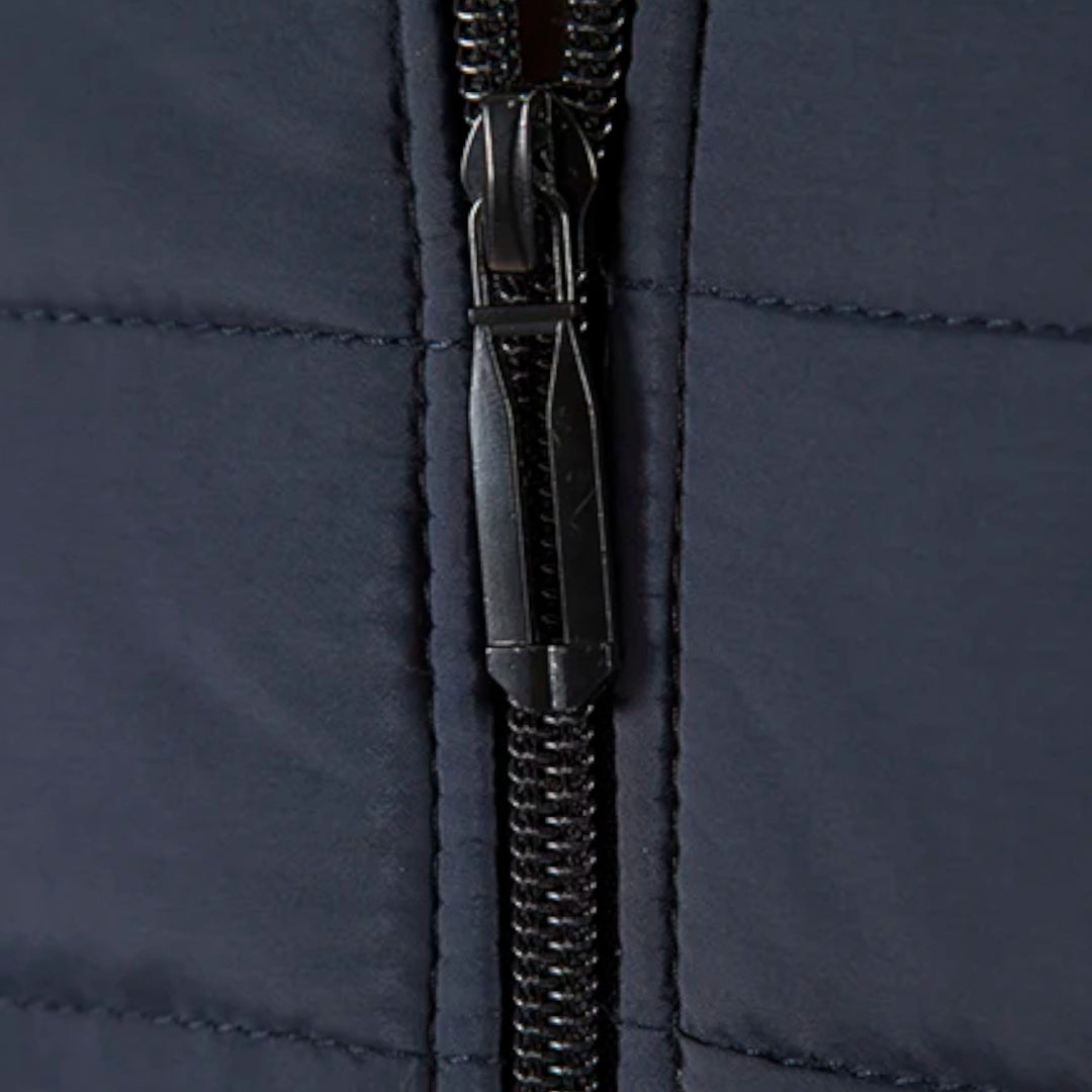 Draped High Neck Longline Coat Modern Tailored Mens