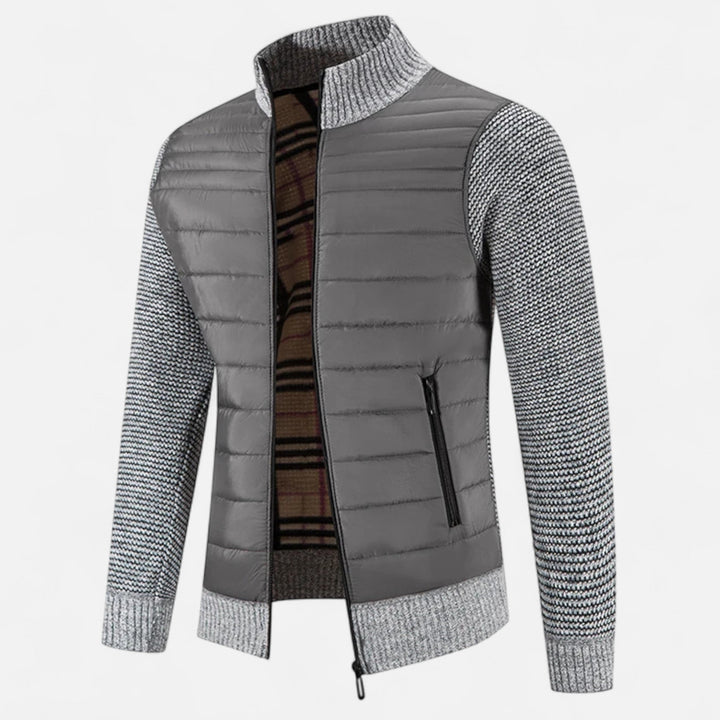 Draped High Neck Longline Coat Modern Tailored Mens