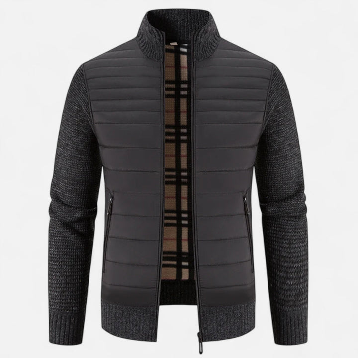 Draped High Neck Longline Coat Modern Tailored Mens