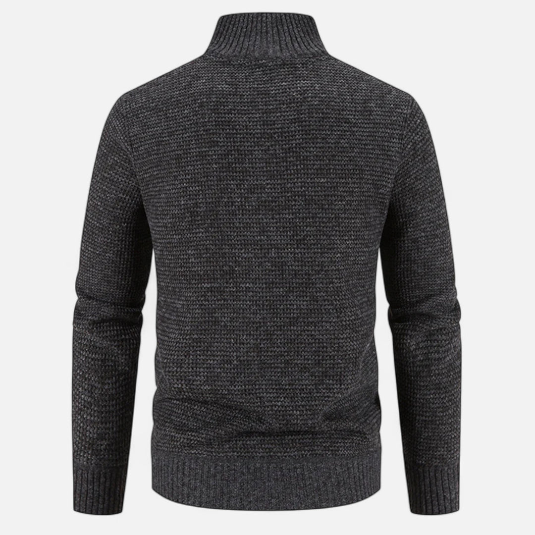 Draped High Neck Longline Coat Modern Tailored Mens