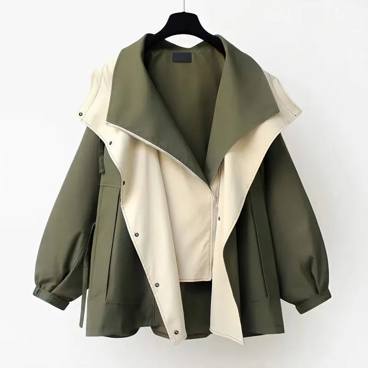 Oversized Tailored Wool Blend Longline Coat Women