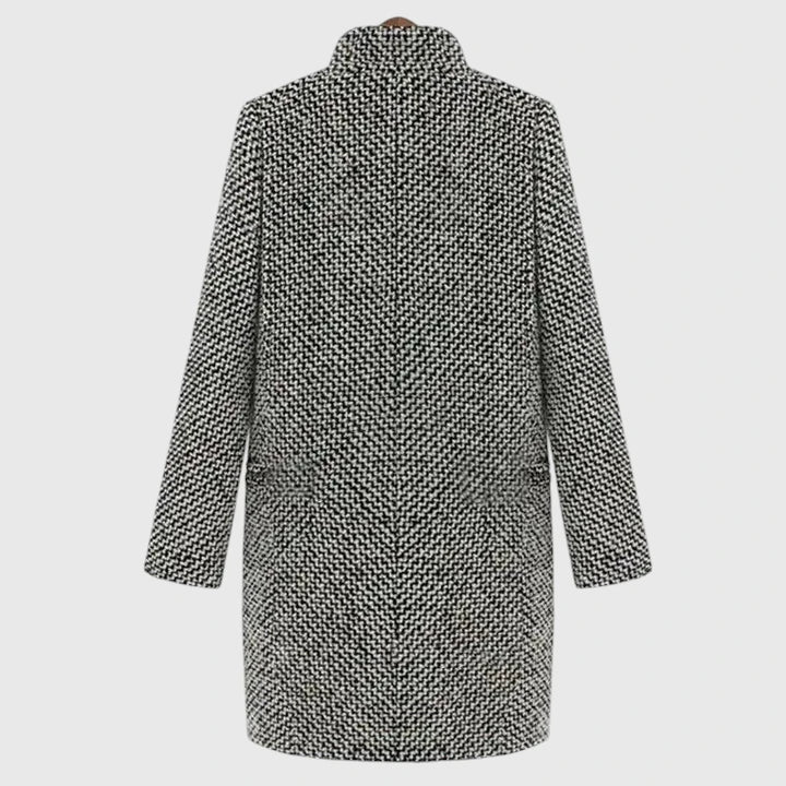 Longline Wool Blend Relaxed Coat Women