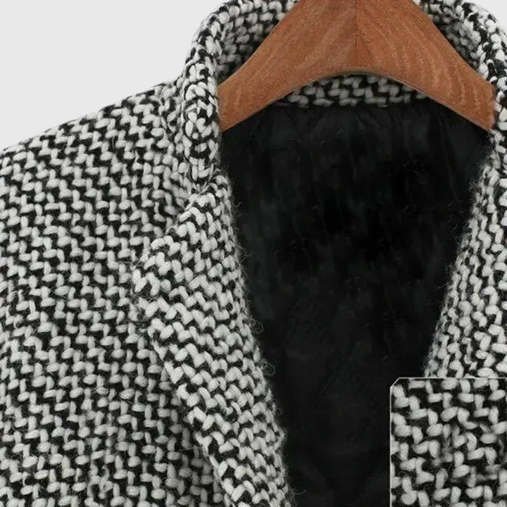 Longline Wool Blend Relaxed Coat Women