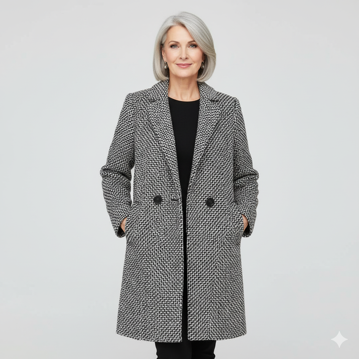 Longline Wool Blend Relaxed Coat Women