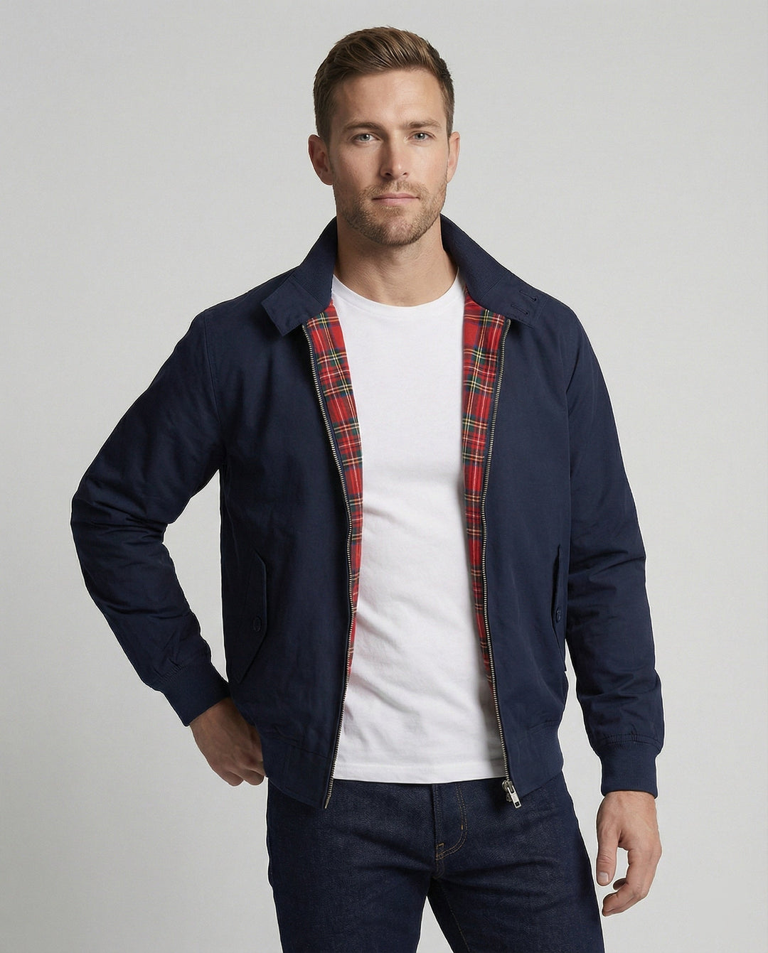 Oversized Zip Up Longline Coat Relaxed Tailored Mens