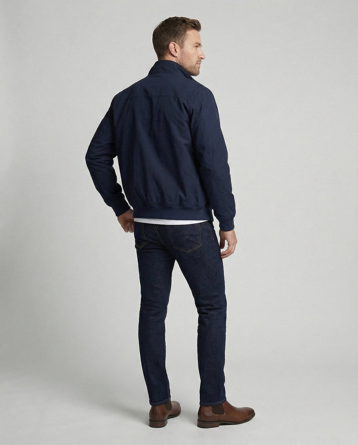Oversized Zip Up Longline Coat Relaxed Tailored Mens