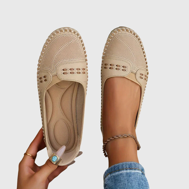 Womens Slip On Flats Supportive Everyday Comfort Shoes