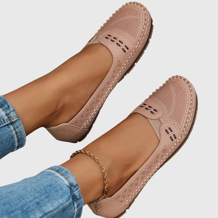 Womens Slip On Flats Supportive Everyday Comfort Shoes