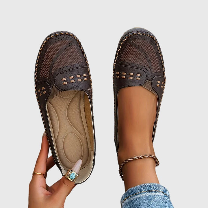Womens Slip On Flats Supportive Everyday Comfort Shoes