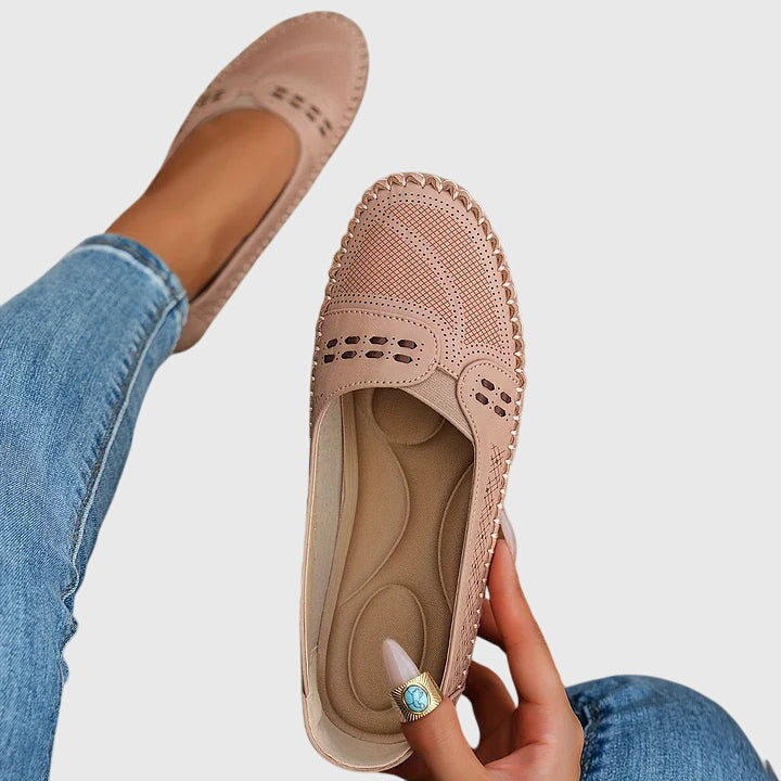 Womens Slip On Flats Supportive Everyday Comfort Shoes
