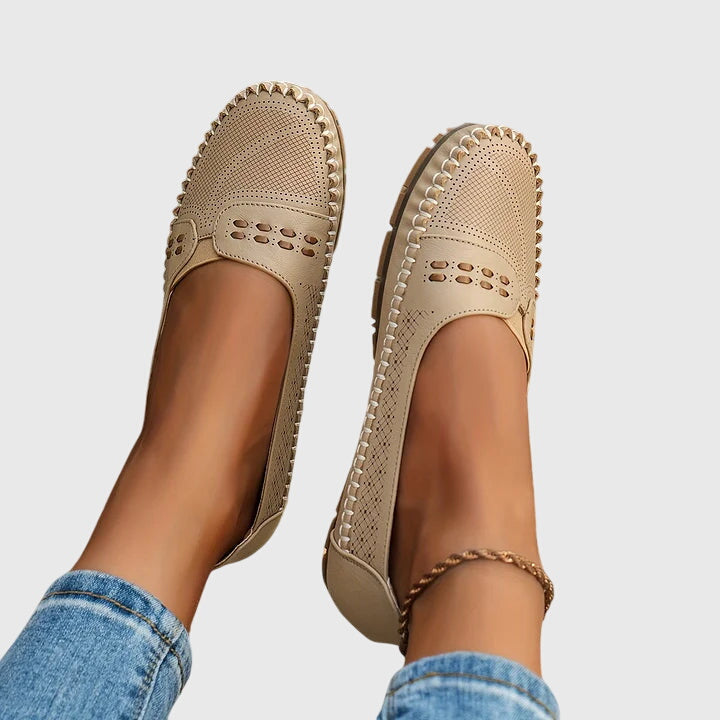 Womens Slip On Flats Supportive Everyday Comfort Shoes