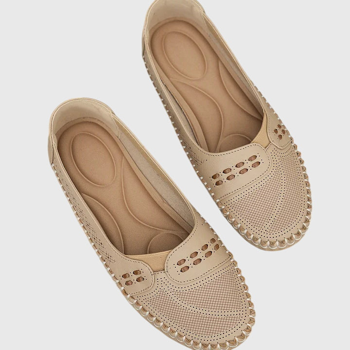 Womens Slip On Flats Supportive Everyday Comfort Shoes