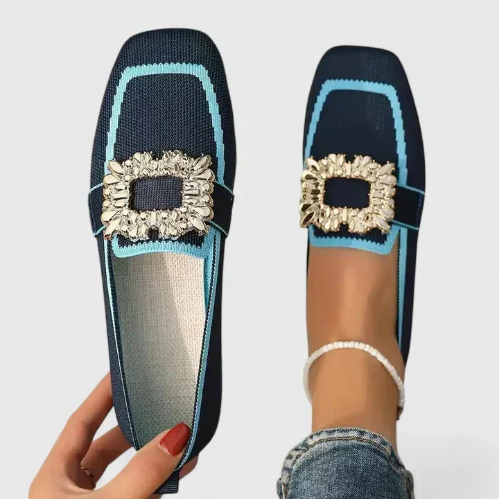 Womens Slip On Loafers Cushioned Classic Everyday Flat
