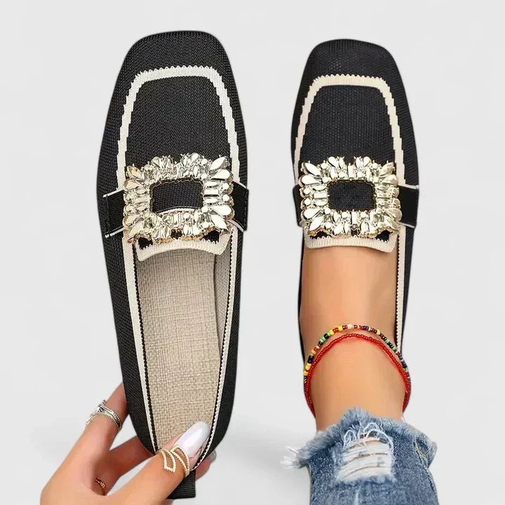 Womens Slip On Loafers Cushioned Classic Everyday Flat