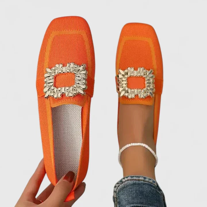 Womens Slip On Loafers Cushioned Classic Everyday Flat