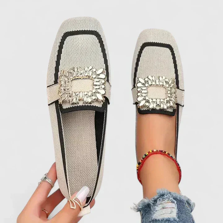 Womens Slip On Loafers Cushioned Classic Everyday Flat
