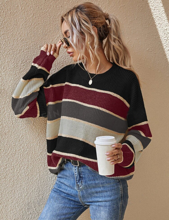 Chunky Oversized Knit Sweater Longline Cold Weather