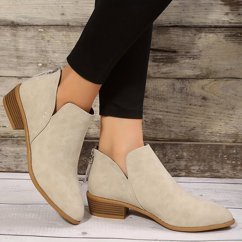 Womens Longline Draped Boots Classic Everyday Style