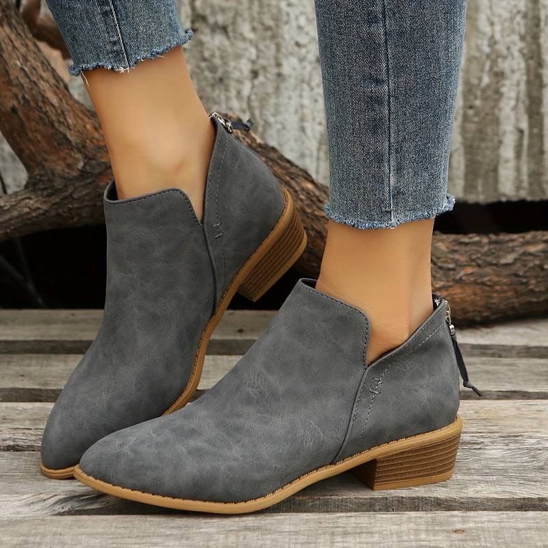 Womens Longline Draped Boots Classic Everyday Style