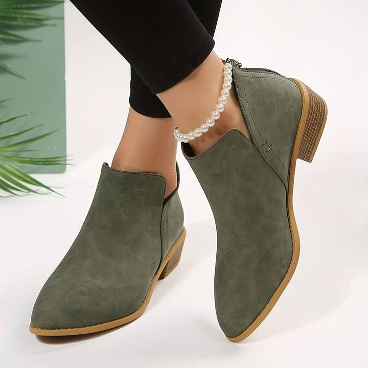 Womens Longline Draped Boots Classic Everyday Style