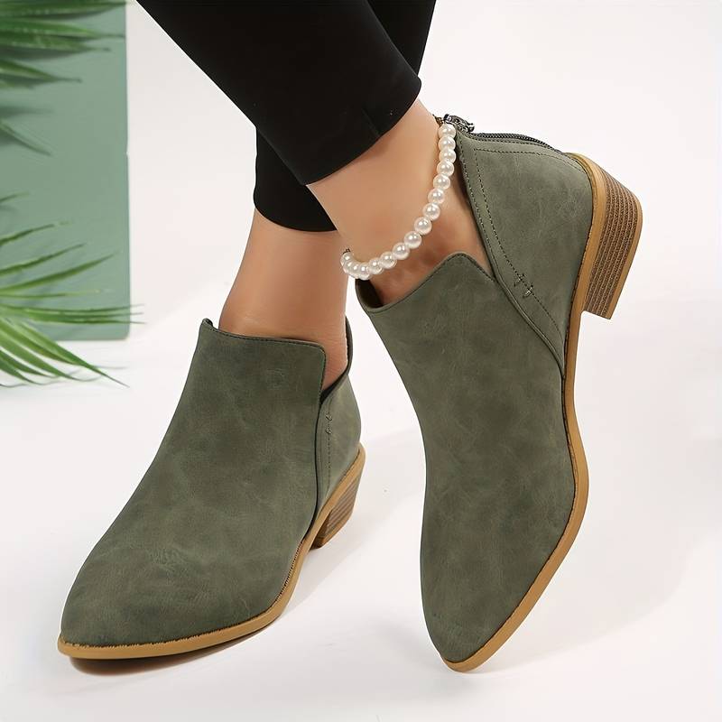 Womens Longline Draped Boots Classic Everyday Style
