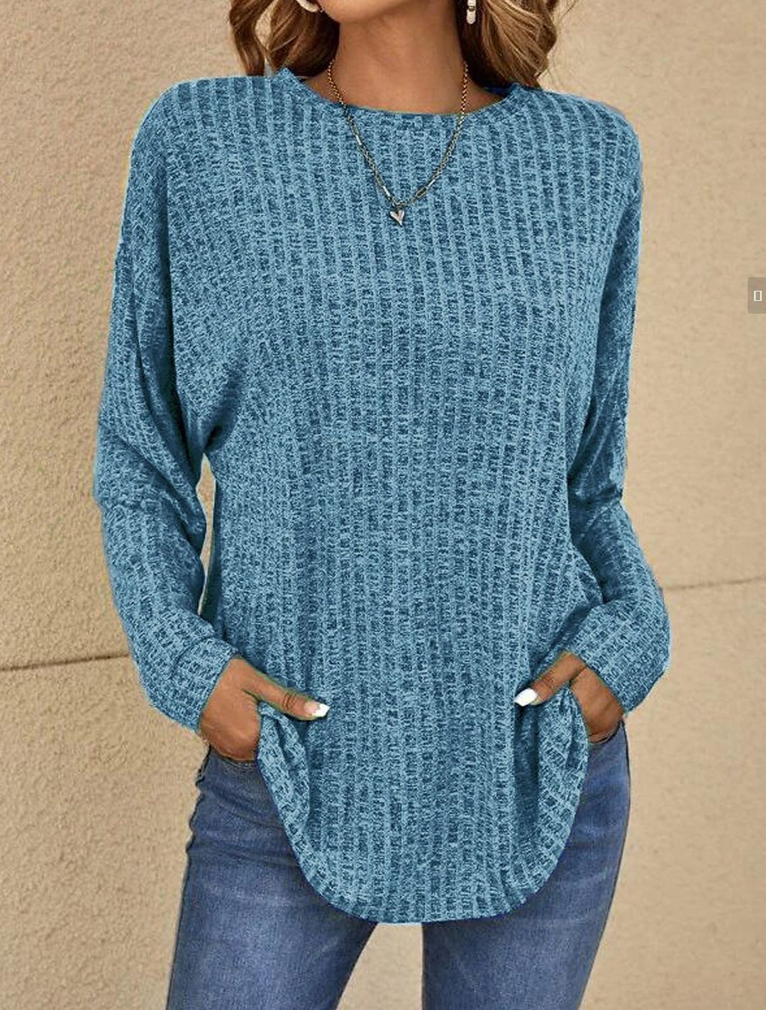 Oversized Longline Knit Sweater for Men