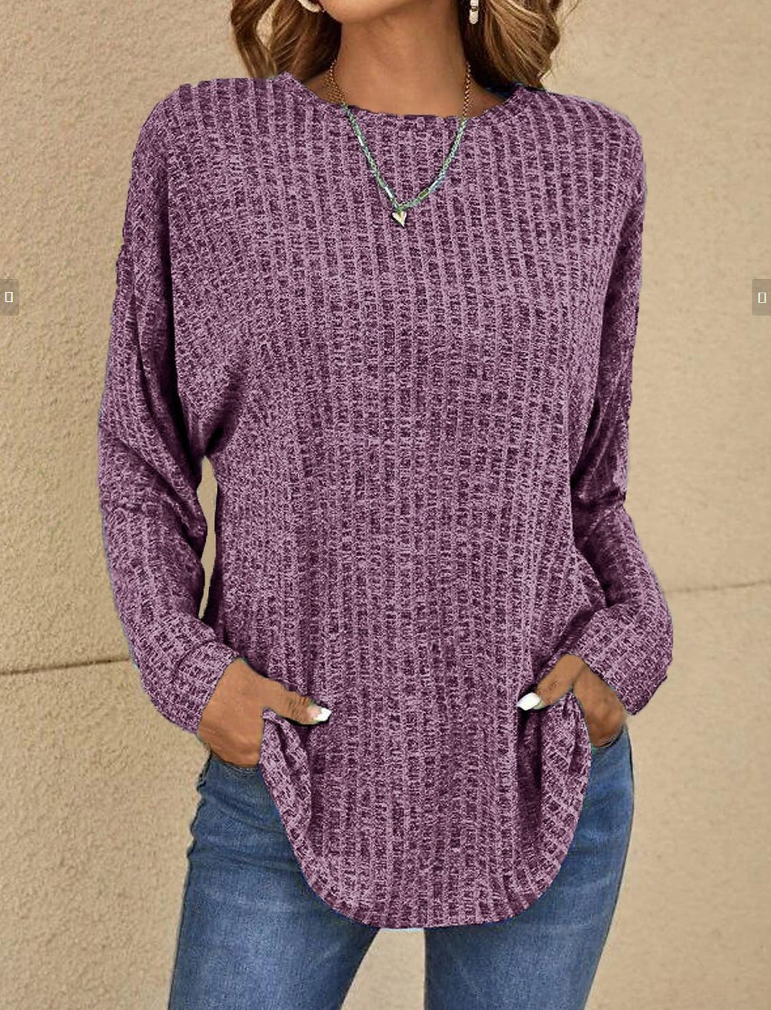 Oversized Longline Knit Sweater for Men