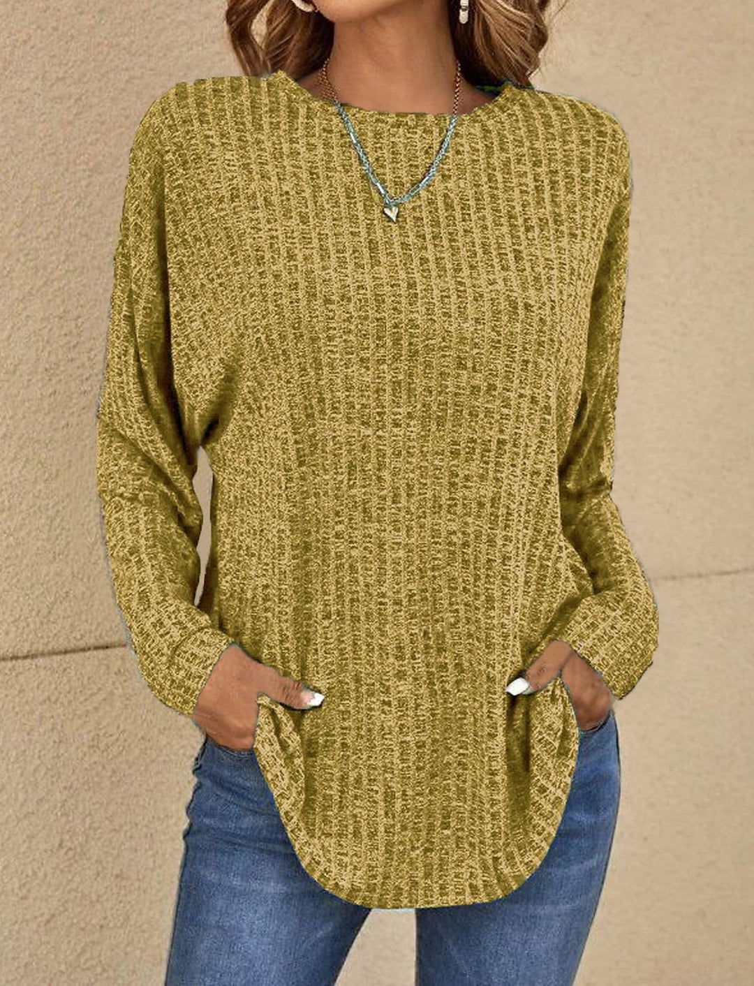 Oversized Longline Knit Sweater for Men