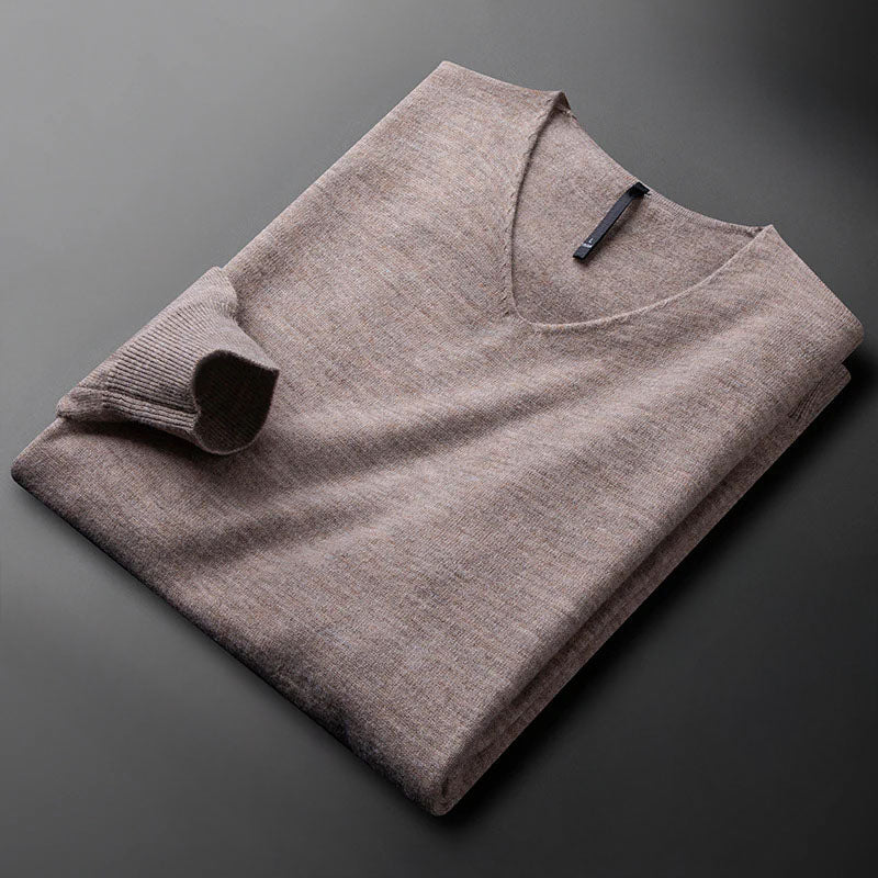 Oversized V-Neck Ribbed Knit Cardigan for Women