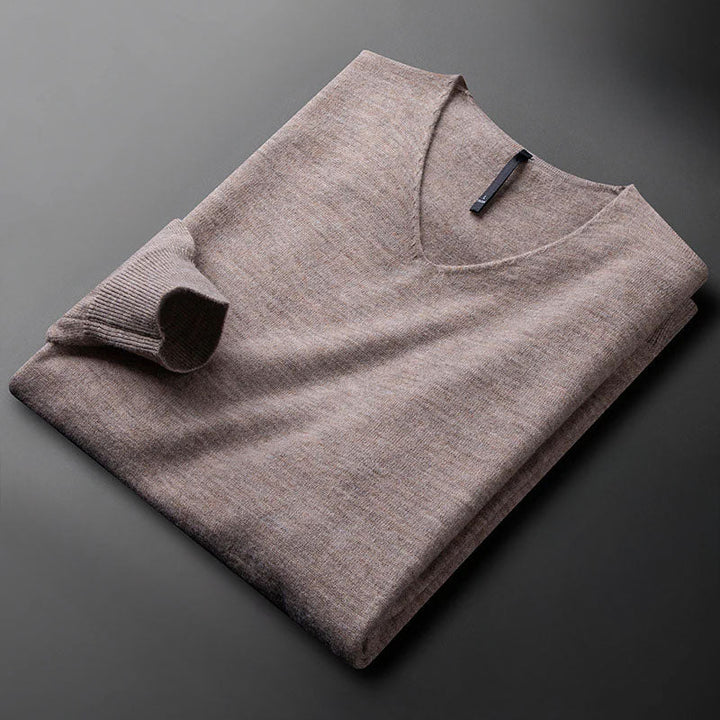 Oversized V-Neck Ribbed Knit Cardigan for Women