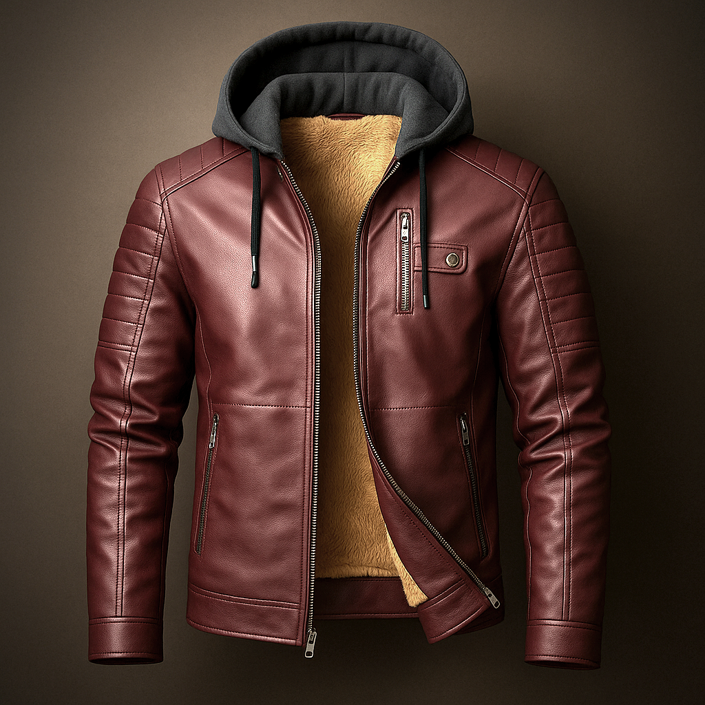 Mens Hooded Wrap Longline Minimal Coat