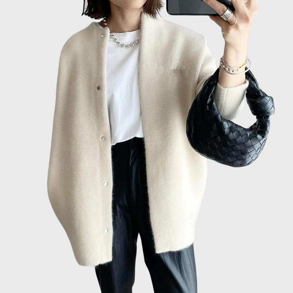 Longline Open Front Cardigan Relaxed Womens Layer