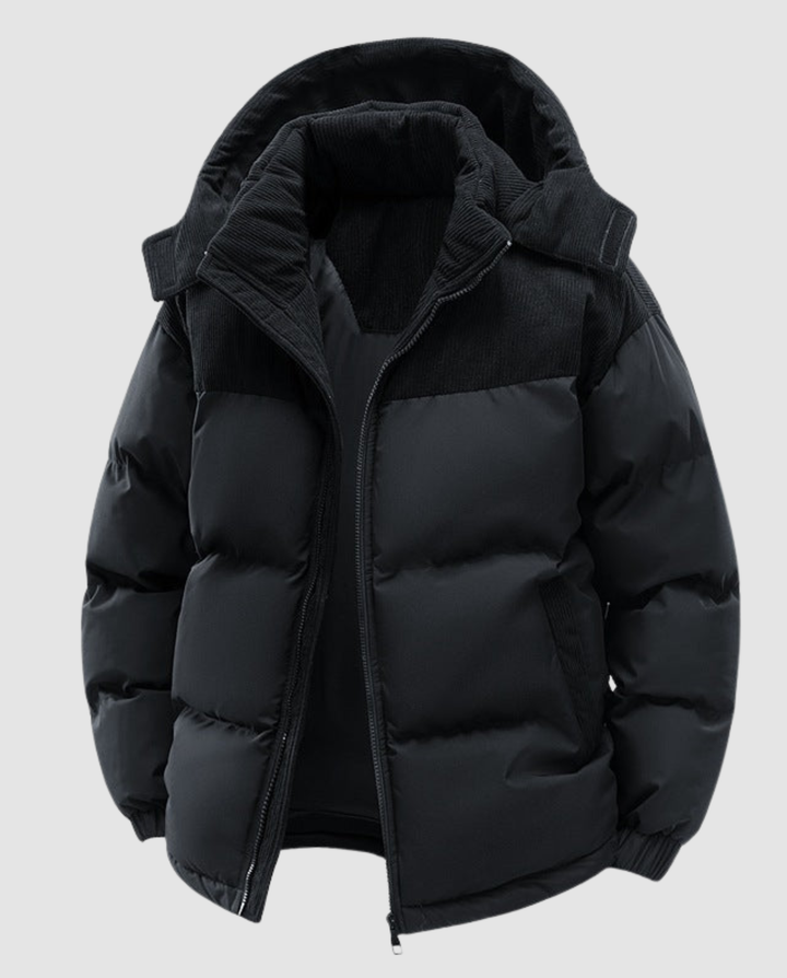 Womens Quilted Hooded Puffer Jacket Padded Winter Coat