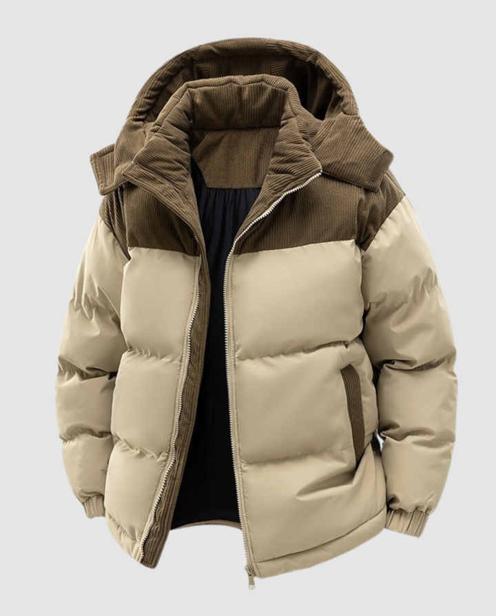 Womens Quilted Hooded Puffer Jacket Padded Winter Coat