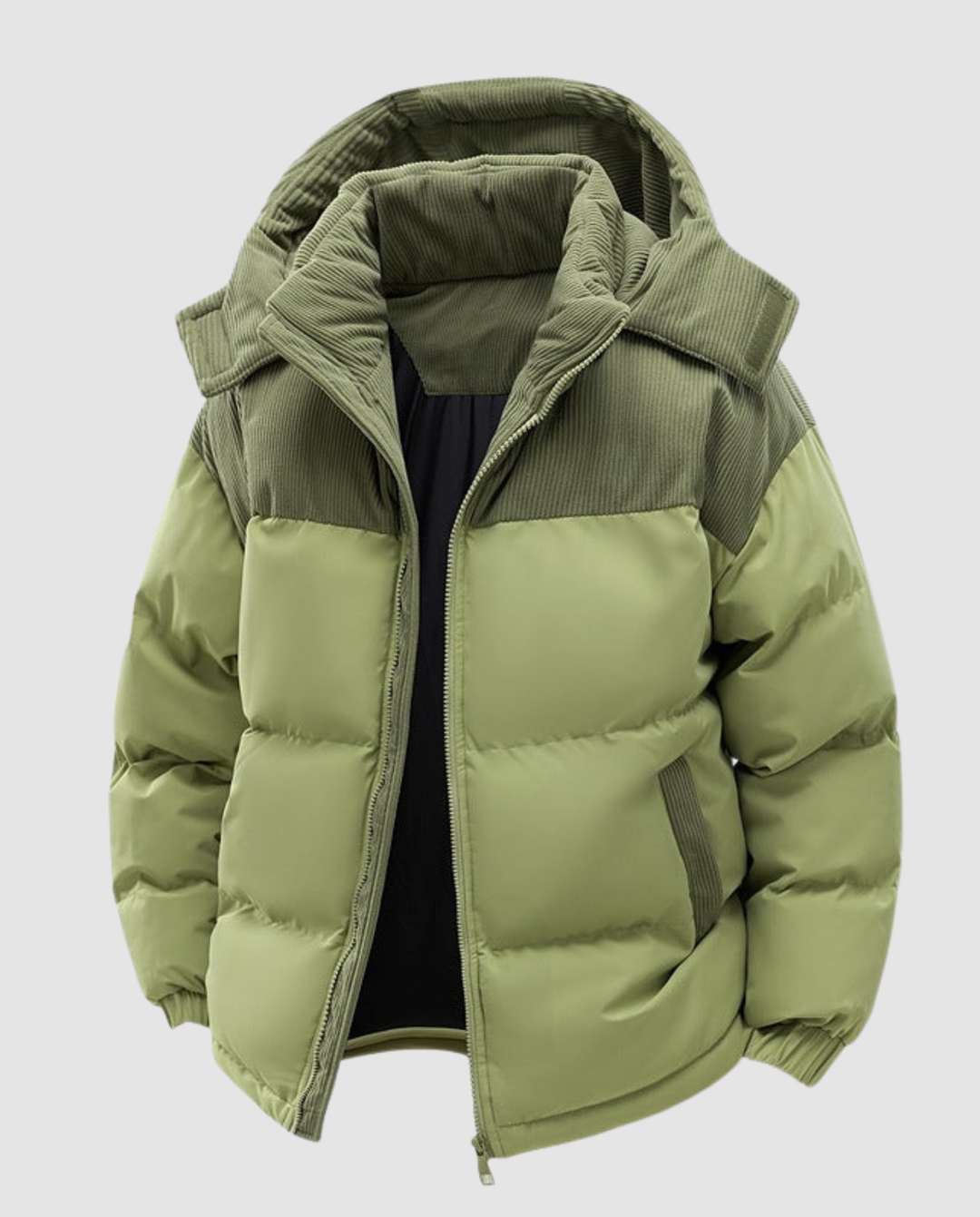 Womens Quilted Hooded Puffer Jacket Padded Winter Coat