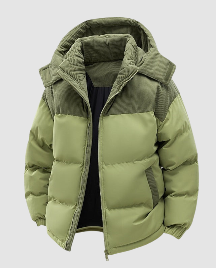 Womens Quilted Hooded Puffer Jacket Padded Winter Coat