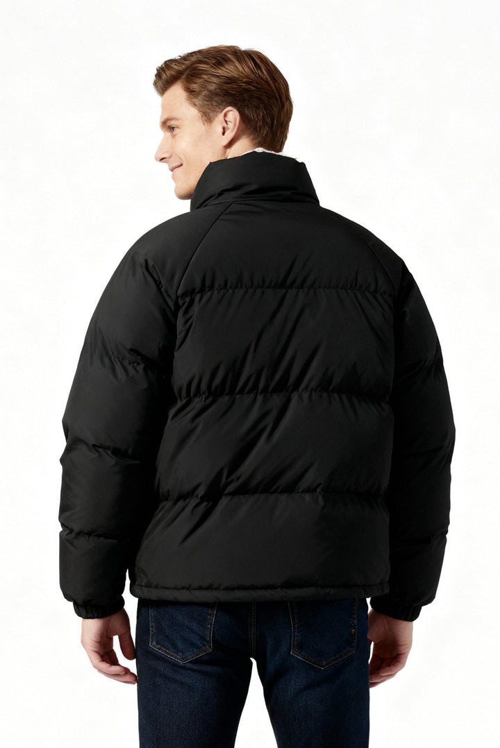 Quilted Puffer Jacket Women Zip Up Insulated