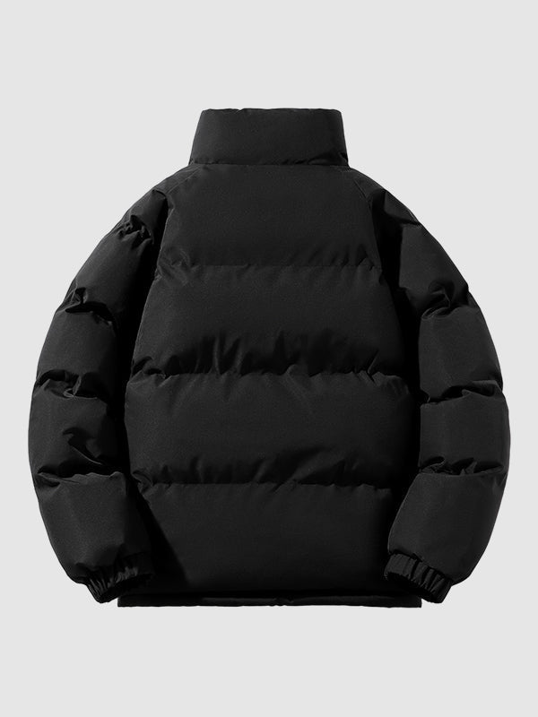 Quilted Puffer Jacket Women Zip Up Insulated